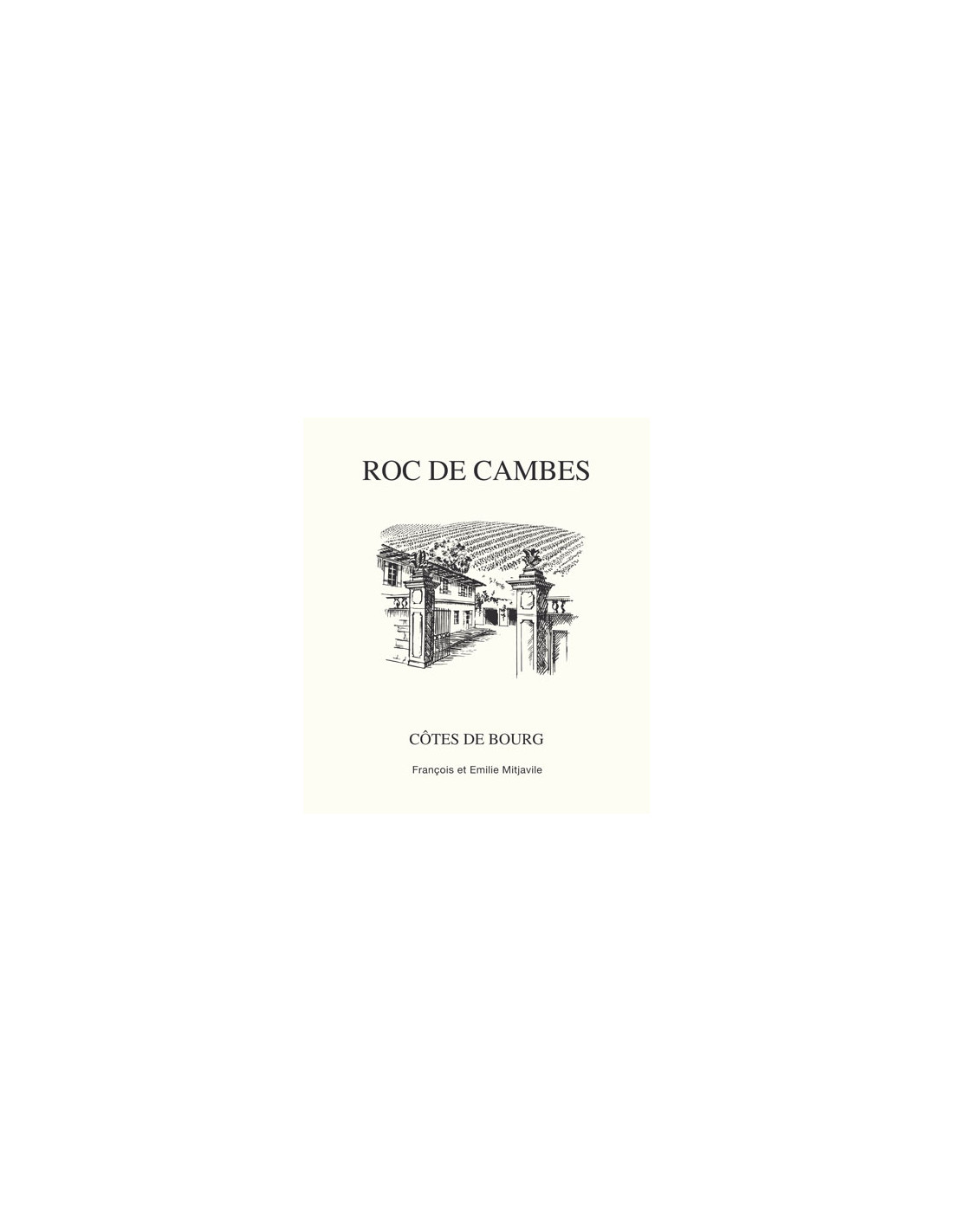 Chateau Roc De Cambes Cotes De Bourg Red